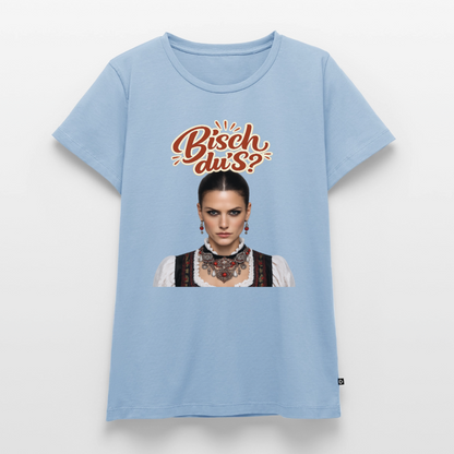 Schwarzwaldstolz – Sie weiß, wer sie isch | Frauen Premium T-Shirt - Hellblau