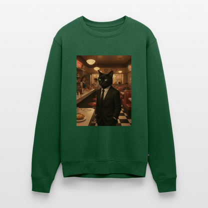 Krümel – Royale mit Pfote |  Männer Premium Pullover - Flaschengrün