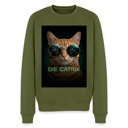 Die Catrix – Krümel erwacht |  Männer Premium Pullover - Khaki