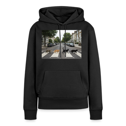 The Purrfect Crossing – Wir waren vor der Band da | Frauen Premium Hoodie - Schwarz