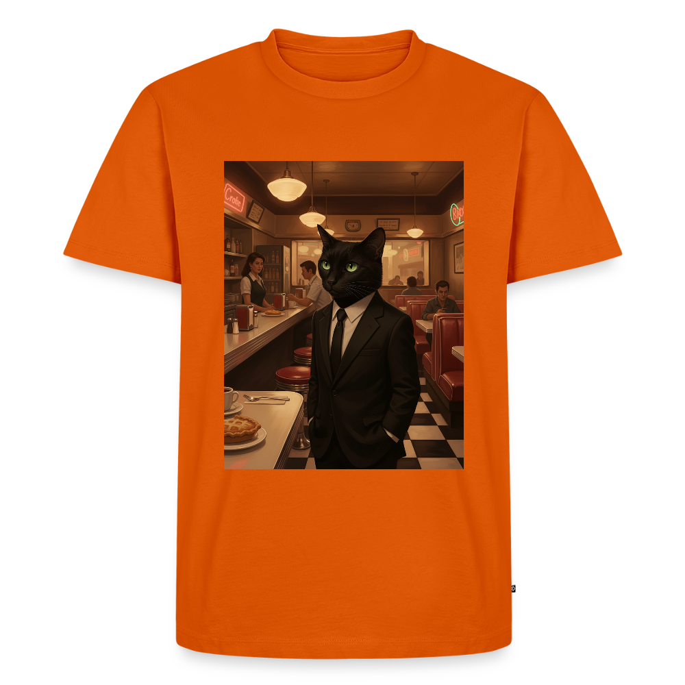 Krümel – Royale mit Pfote | Männer Premium T-Shirt - Orange 