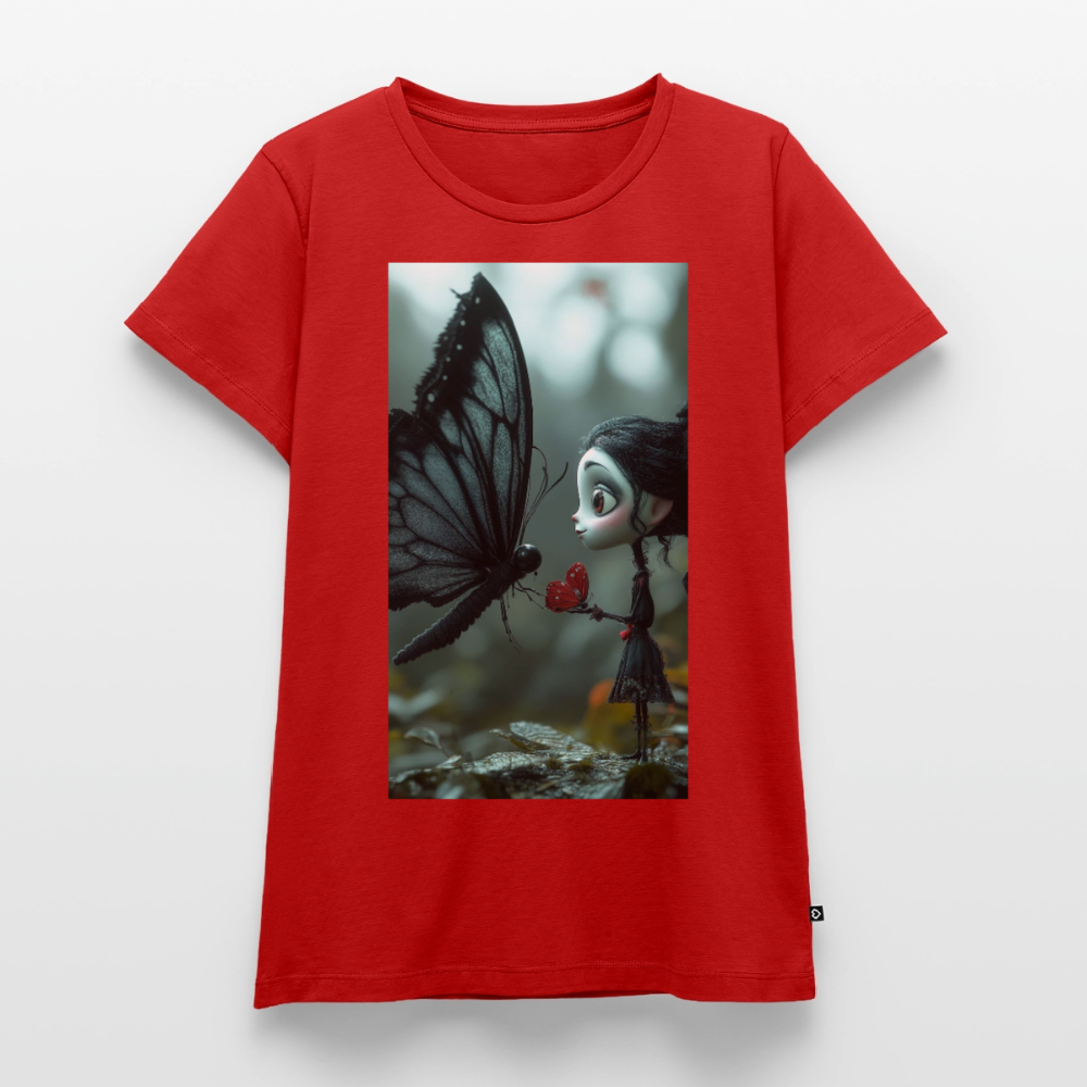 Mut für einen Moment | Frauen Premium T-Shirt - Rot