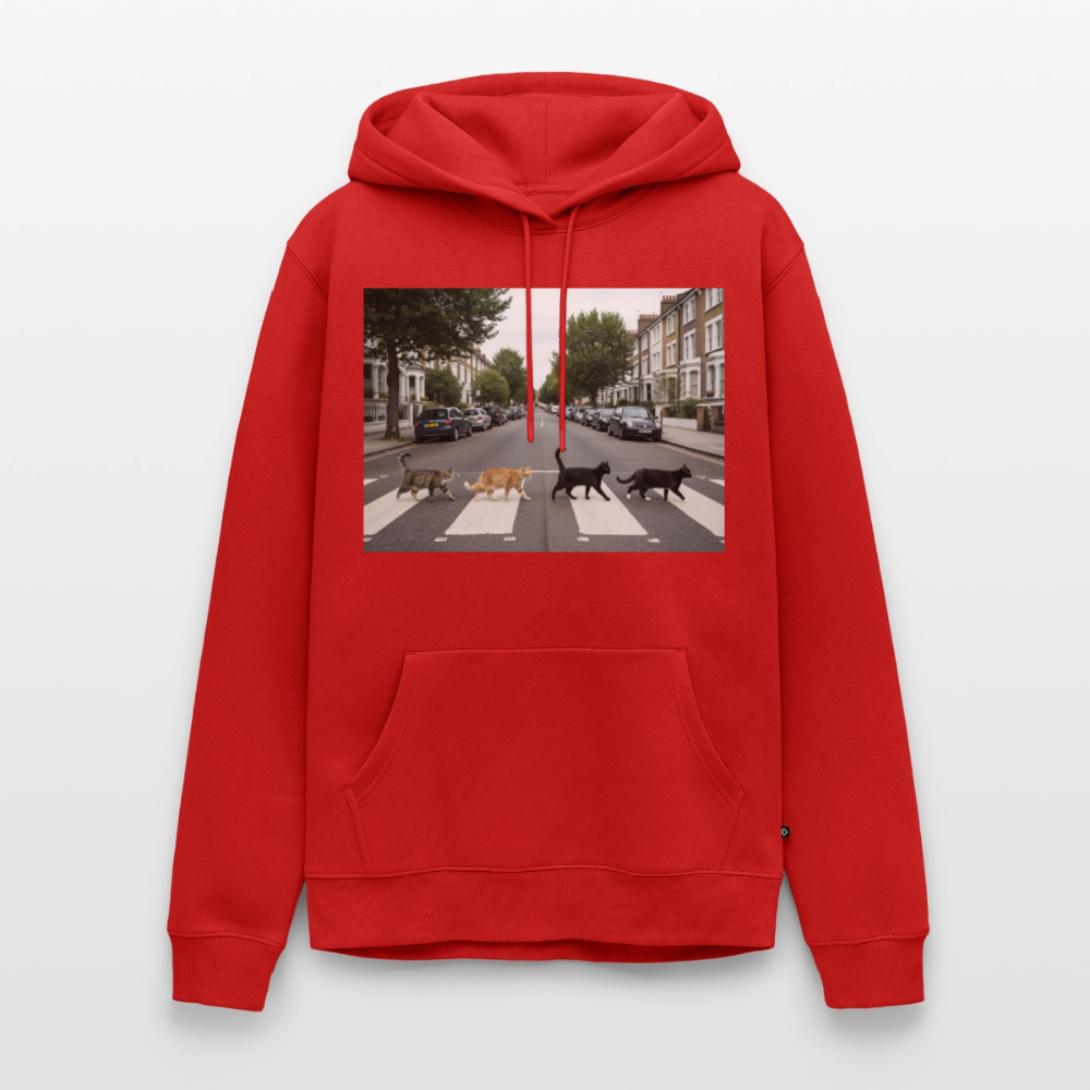 The Purrfect Crossing – Wir waren vor der Band da | Männer Premium Hoodie - Rot