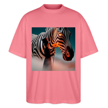 Blumen für ein Zebra | Stanley/Stella Oversized Unisex Bio T-Shirt Blaster - Pink 