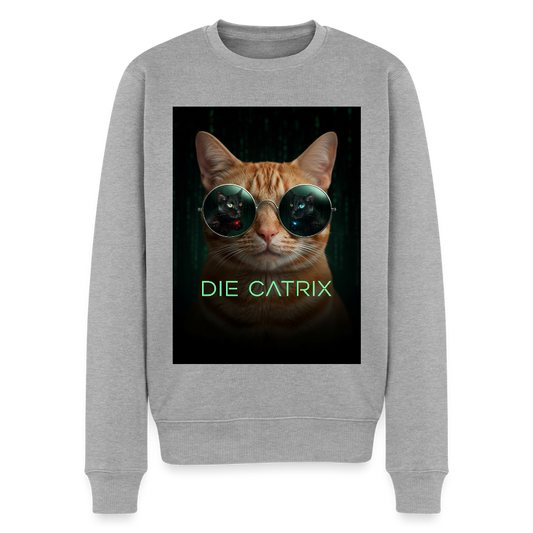 Die Catrix – Krümel erwacht |  Männer Premium Pullover - Grau meliert