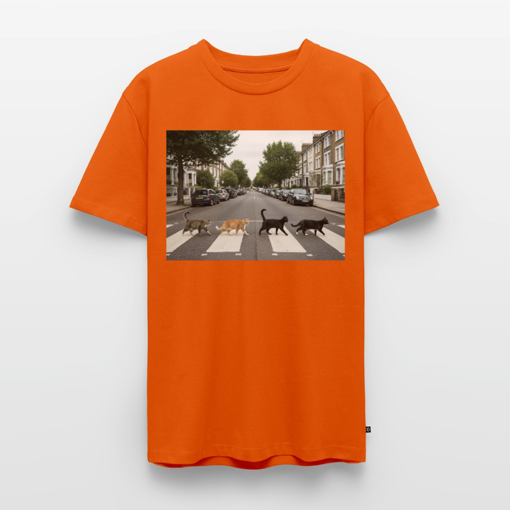 The Purrfect Crossing – Wir waren vor der Band da | Männer Premium T-Shirt - Orange 