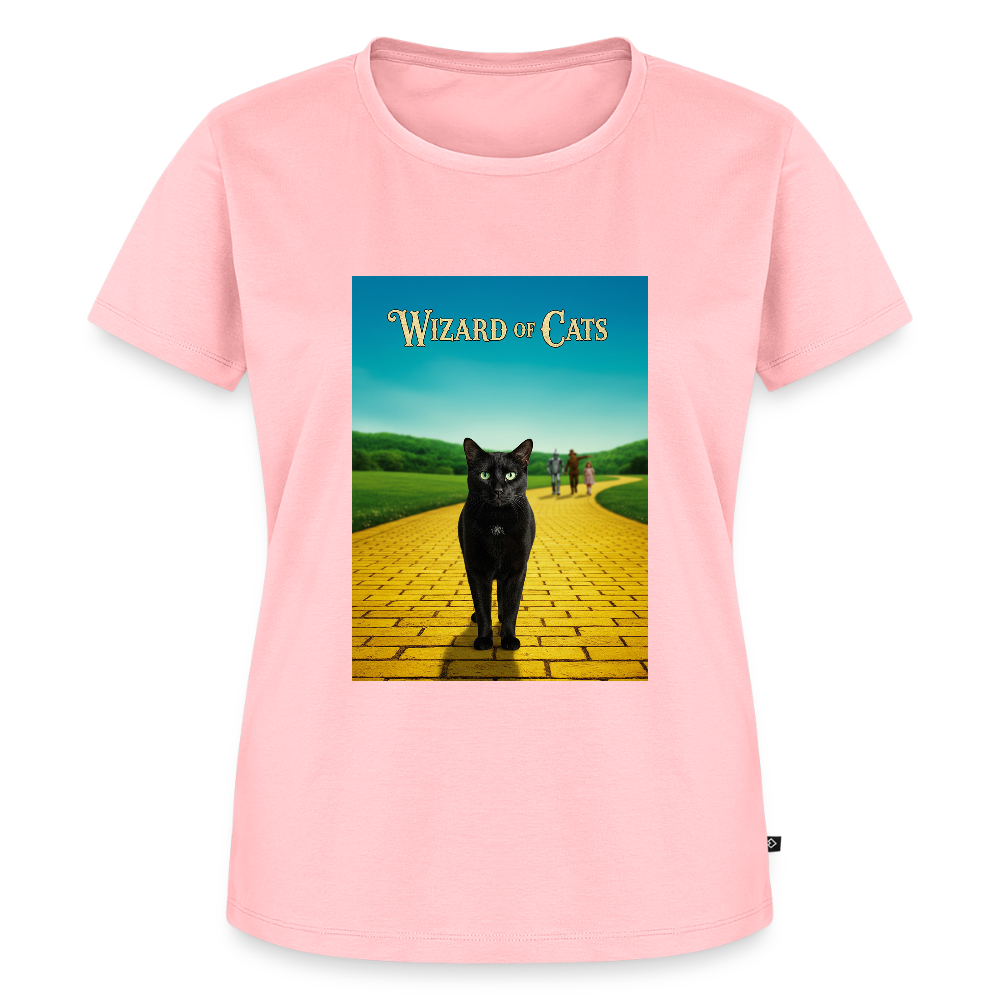 Wizard of Cats – Der gelbe Weg gehört Krümel | Frauen Premium T-Shirt - Rosa