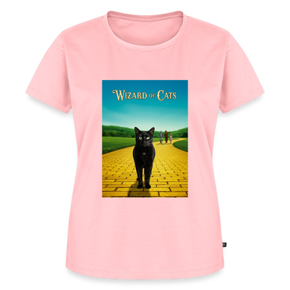 Wizard of Cats – Der gelbe Weg gehört Krümel | Frauen Premium T-Shirt - Rosa