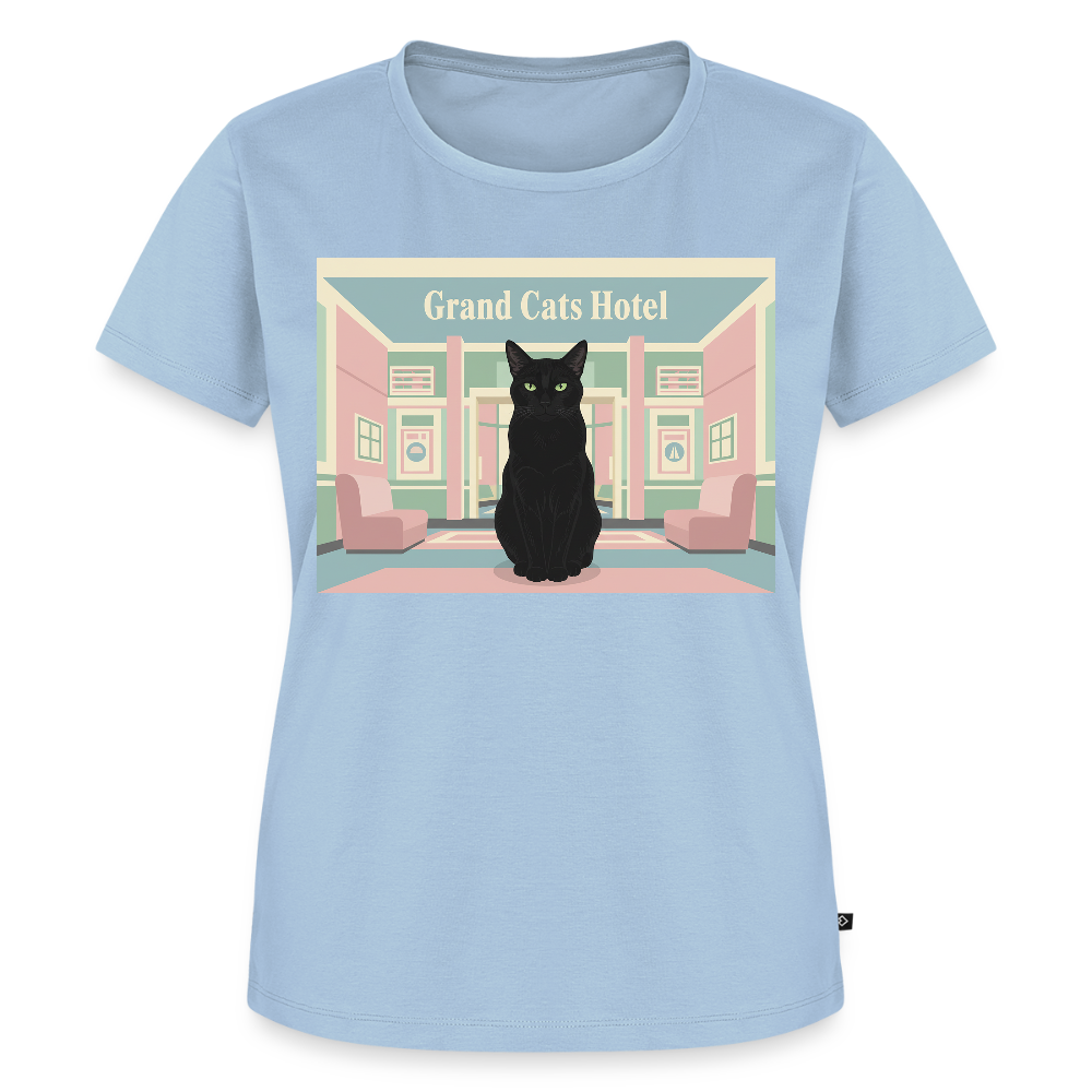 Grand Hotel Krümel | Frauen Premium T-Shirt - Hellblau