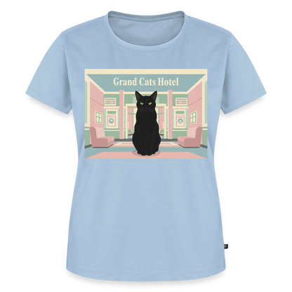 Grand Hotel Krümel | Frauen Premium T-Shirt - Hellblau