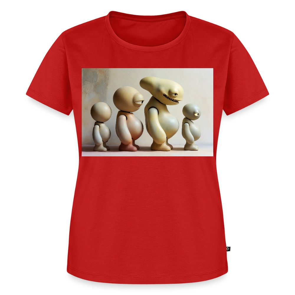 So wachsen wir also | Frauen Premium T-Shirt - Rot