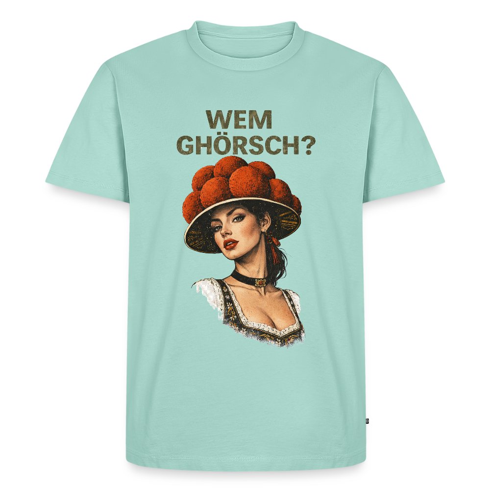 Wem ghörsch? – Schwarzwald Edition | Männer Premium T-Shirt - Mint 