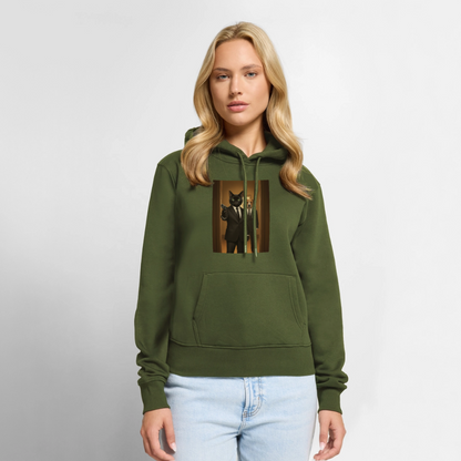 Krümel – Say Meow Again | Frauen Premium Hoodie - Khaki