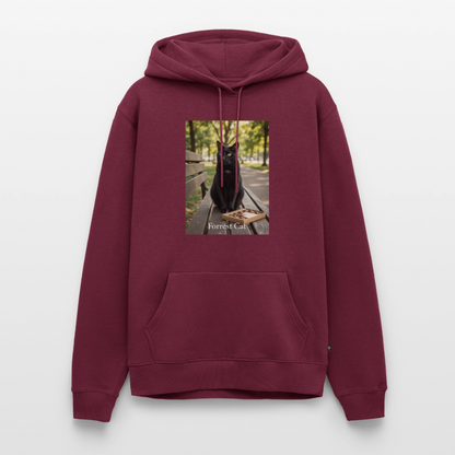 Forrest Cat – Krümel wartet | Männer Premium Hoodie - Burgunderrot