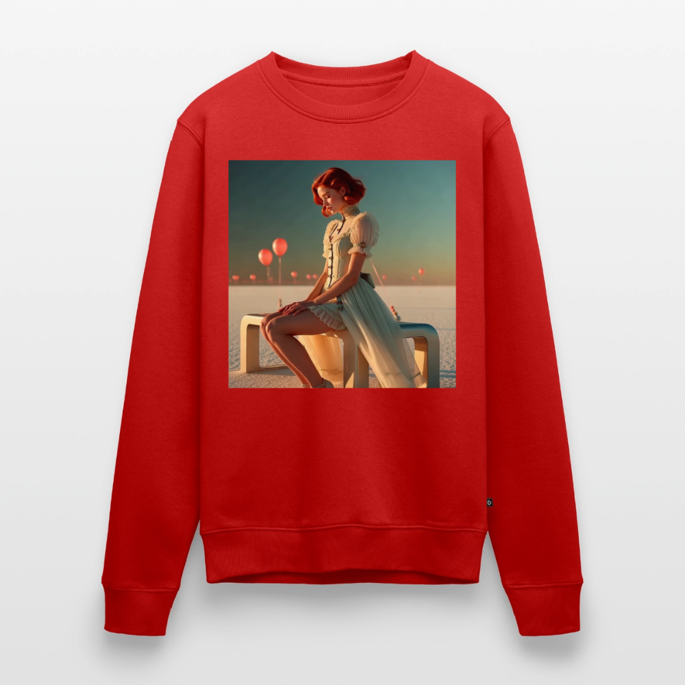 Leise Gedanken bei lauter Farben |  Männer Premium Pullover - Rot