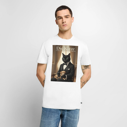 Die Katze – Krümel regelt das | Männer Premium T-Shirt - Weiß