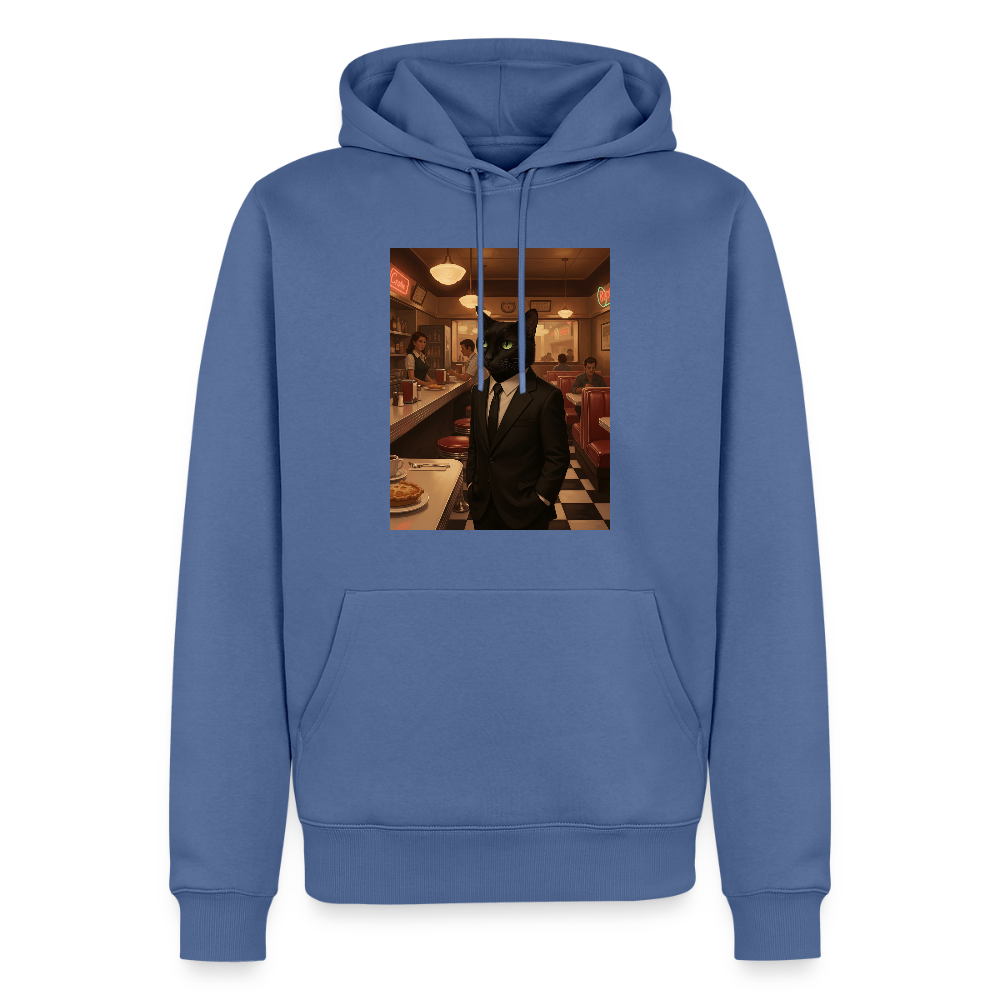 Krümel – Royale mit Pfote | Männer Premium Hoodie - Taubenblau