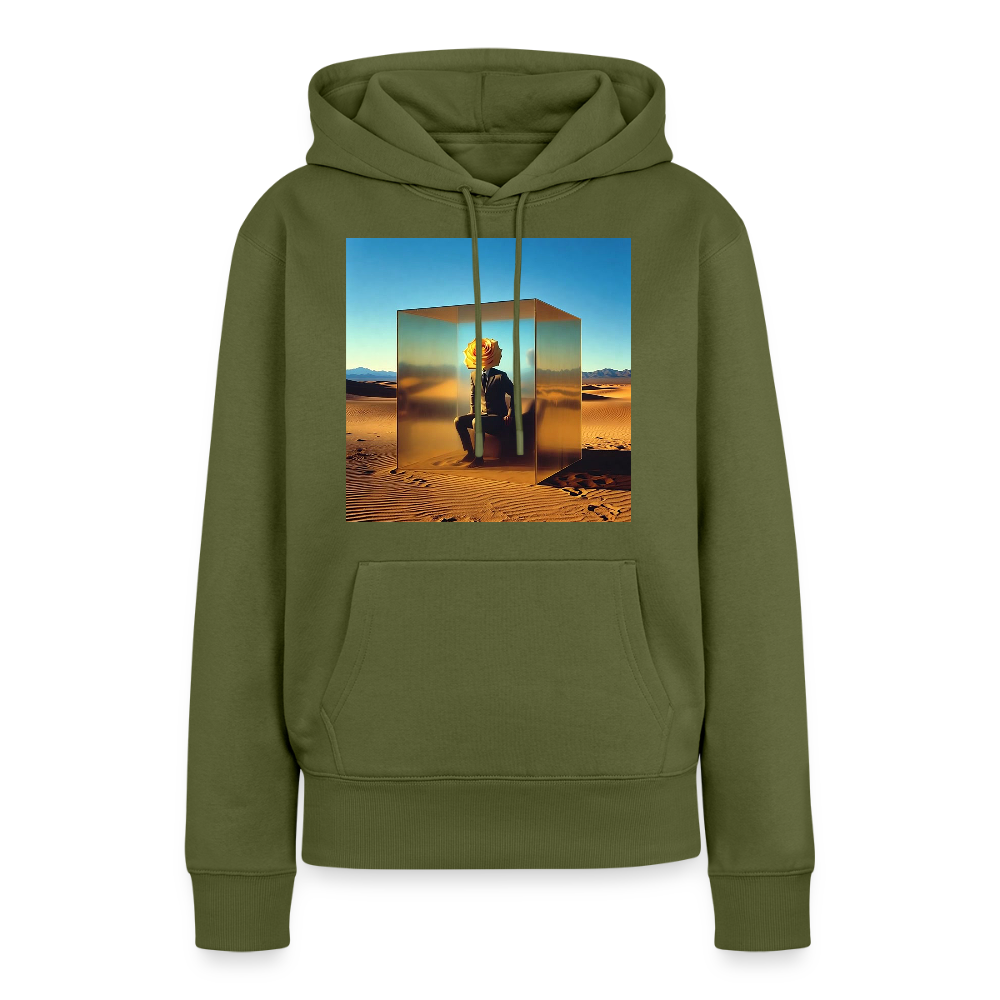 Gefühle unter Glas | Frauen Premium Hoodie - Khaki