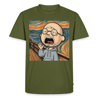 Der Schrei… aber heute bin ich dran | Männer Premium T-Shirt - Khaki
