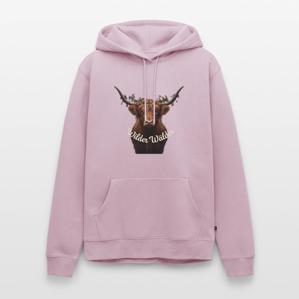 Wilder Wälder – Schwarzwald Highland Rind | Männer Premium Hoodie - Altrosa