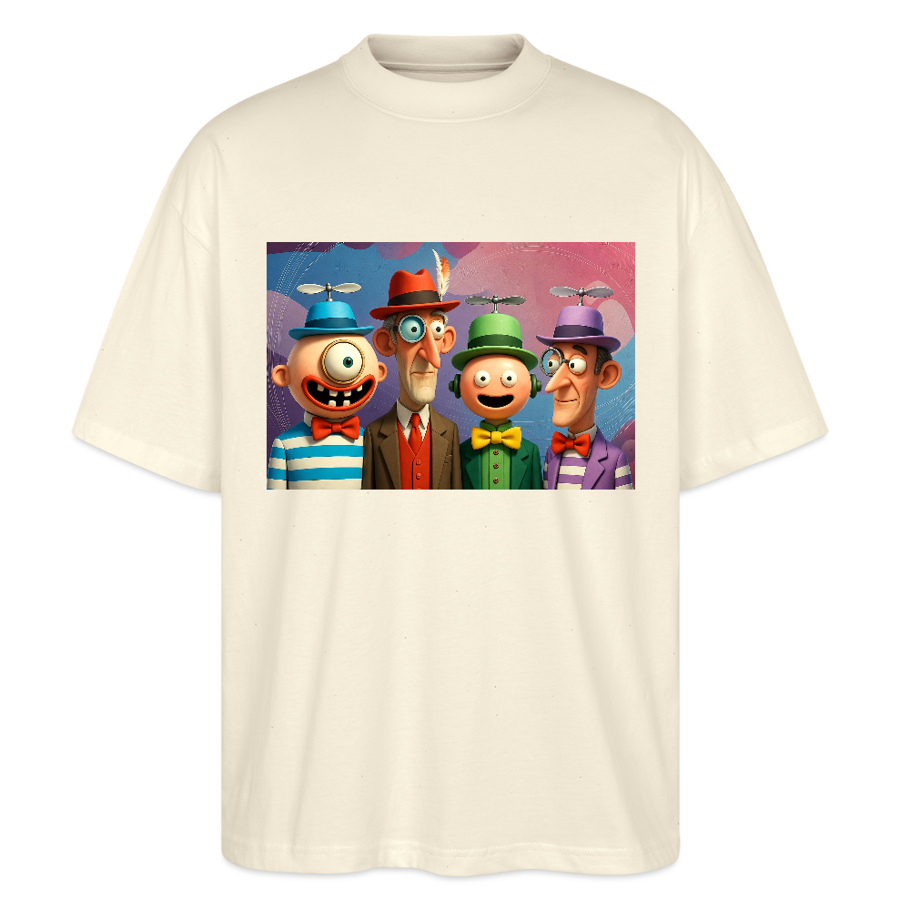 Gedankenkreise auf Hochtouren | Stanley/Stella Oversized Unisex Bio T-Shirt Blaster - Natur