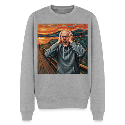 Der Schrei… wenn es wirklich reicht |  Männer Premium Pullover - Grau meliert