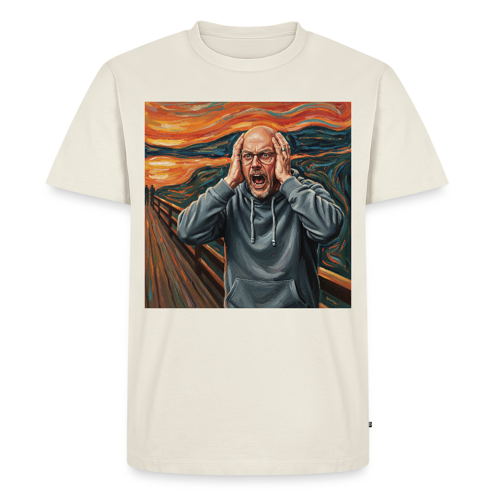 Der Schrei… wenn es wirklich reicht | Männer Premium T-Shirt - Naturweiß