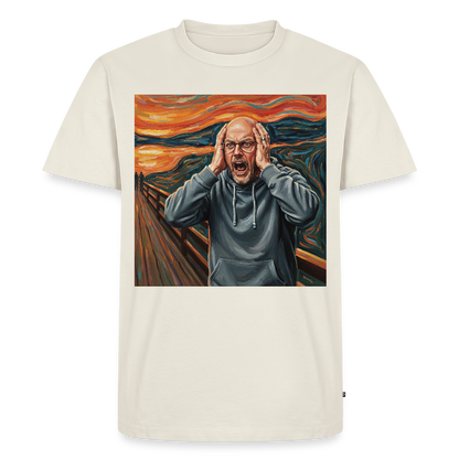 Der Schrei… wenn es wirklich reicht | Männer Premium T-Shirt - Naturweiß