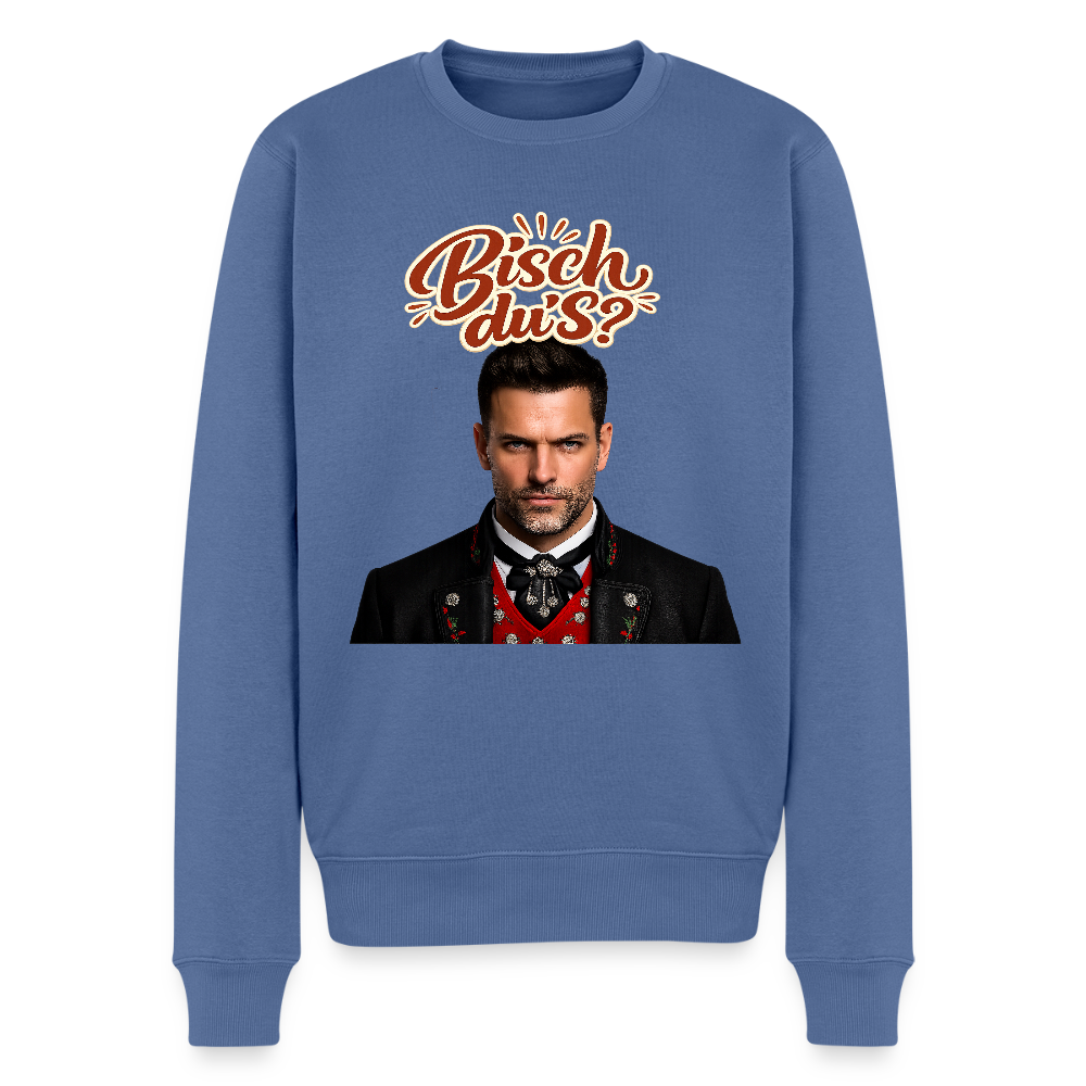 Bisch du’s? – Schwarzwaldkerl |  Männer Premium Pullover - Taubenblau