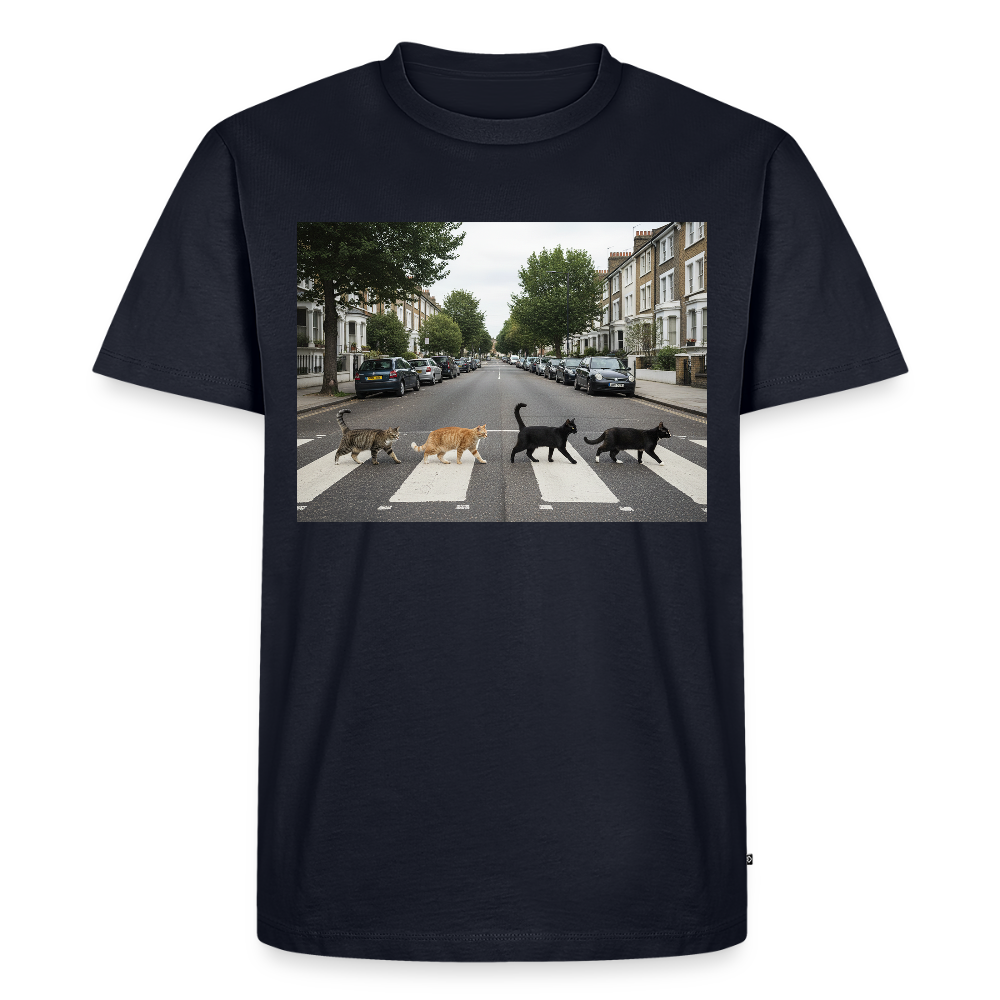 The Purrfect Crossing – Wir waren vor der Band da | Männer Premium T-Shirt - Navy