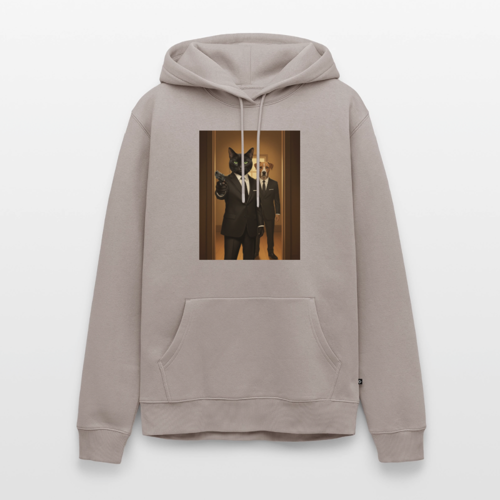 Krümel – Say Meow Again | Männer Premium Hoodie - Taupe