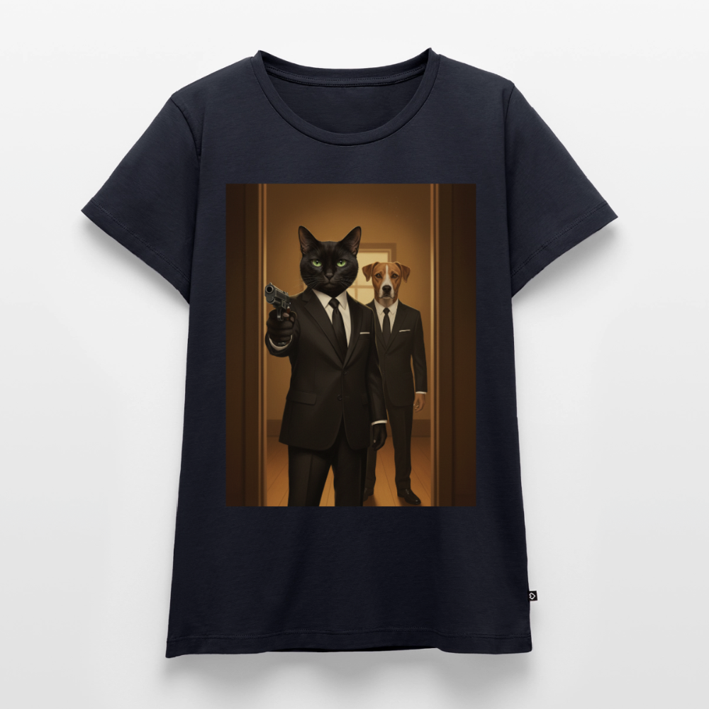Krümel – Say Meow Again | Frauen Premium T-Shirt - Navy