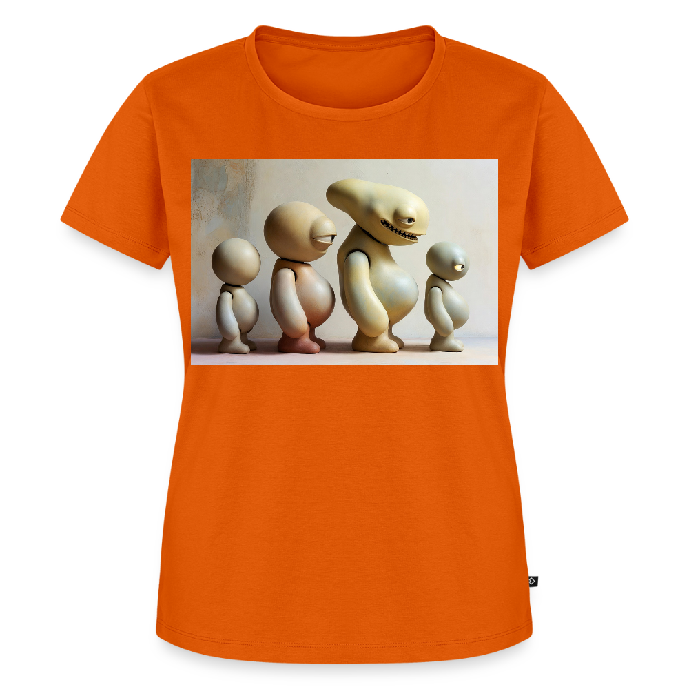 So wachsen wir also | Frauen Premium T-Shirt - Orange 