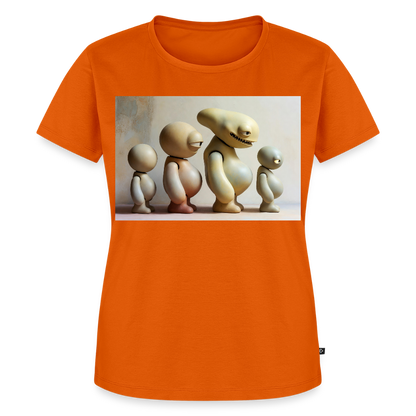 So wachsen wir also | Frauen Premium T-Shirt - Orange 