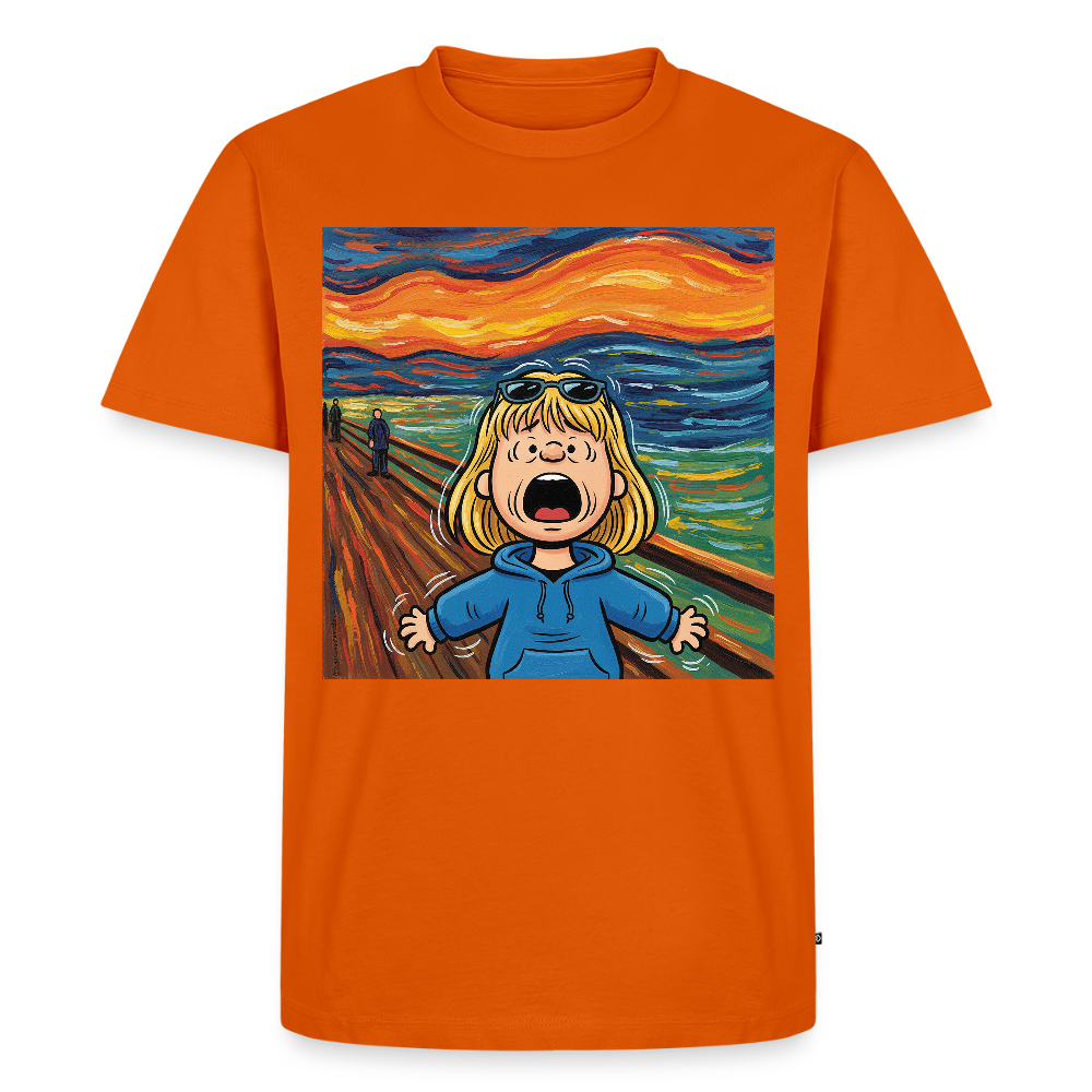 Der Schrei… manchmal bist du es selbst | Männer Premium T-Shirt - Orange 