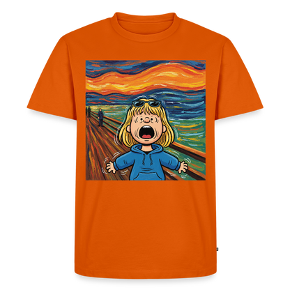 Der Schrei… manchmal bist du es selbst | Männer Premium T-Shirt - Orange 