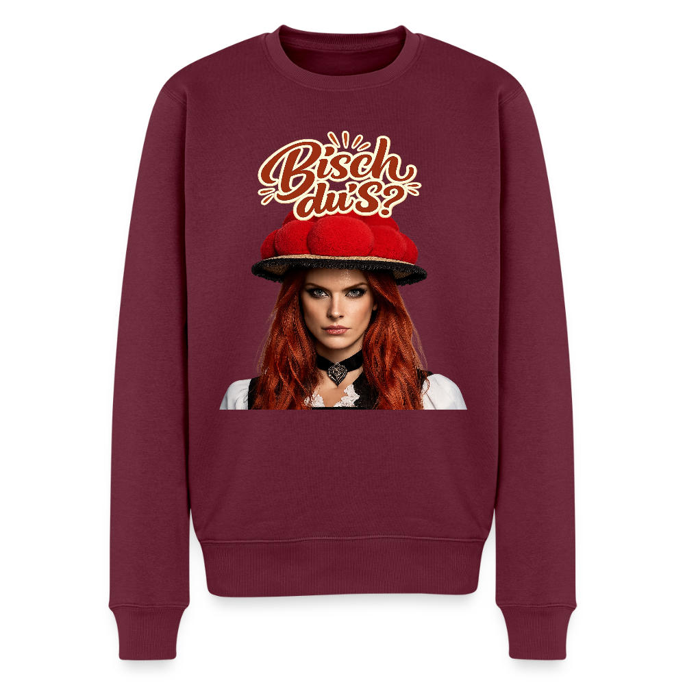 Bisch du’s? – Schwarzwaldmädel |  Männer Premium Pullover - Burgunderrot