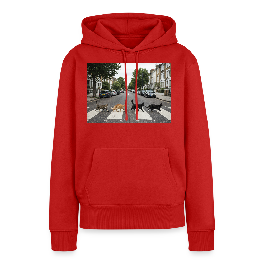 The Purrfect Crossing – Wir waren vor der Band da | Frauen Premium Hoodie - Rot