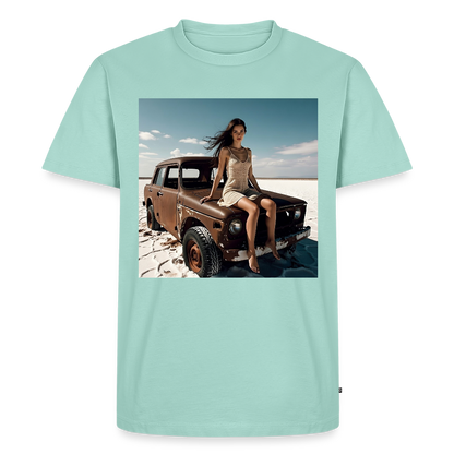 Warten auf irgendwas | Männer Premium T-Shirt - Mint 