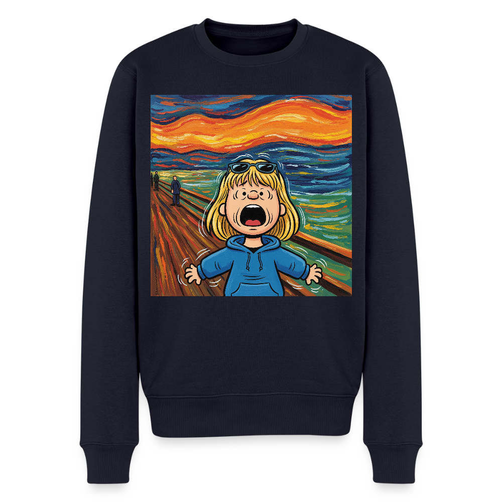 Der Schrei… manchmal bist du es selbst |  Männer Premium Pullover - Navy