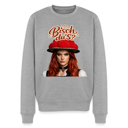 Bisch du’s? – Schwarzwaldmädel |  Männer Premium Pullover - Grau meliert