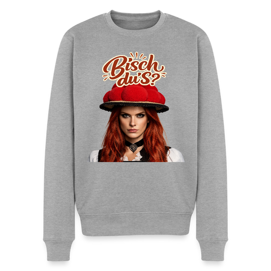 Bisch du’s? – Schwarzwaldmädel |  Männer Premium Pullover - Grau meliert