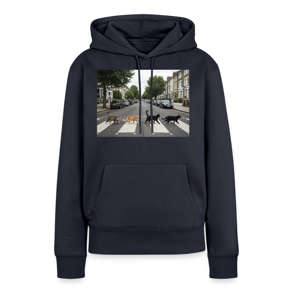 The Purrfect Crossing – Wir waren vor der Band da | Frauen Premium Hoodie - Navy