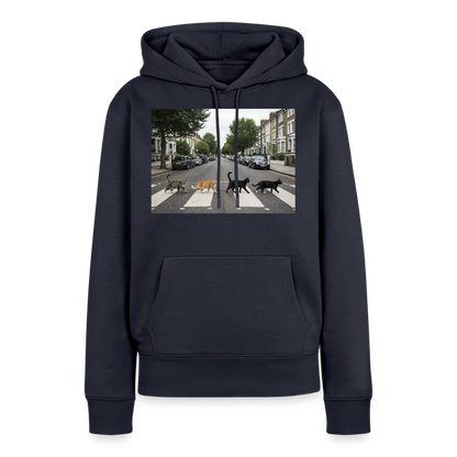 The Purrfect Crossing – Wir waren vor der Band da | Frauen Premium Hoodie - Navy