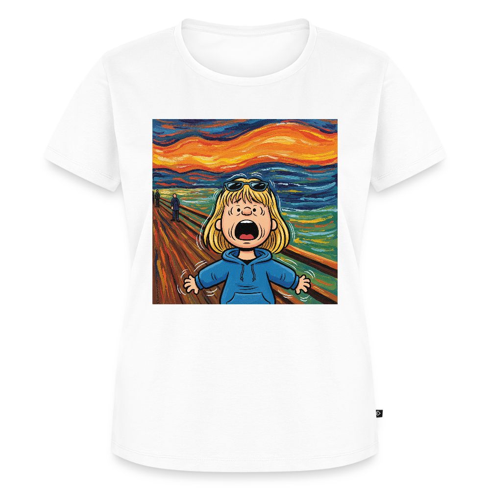 Der Schrei… manchmal bist du es selbst | Frauen Premium T-Shirt - Weiß