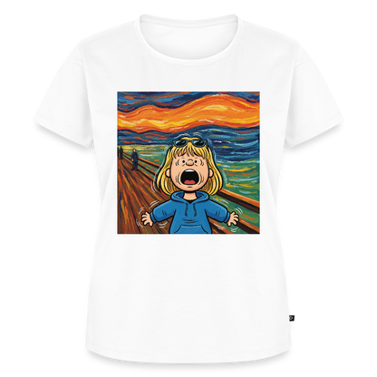 Der Schrei… manchmal bist du es selbst | Frauen Premium T-Shirt - Weiß