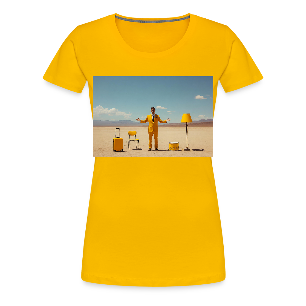 Alles im Griff (theoretisch) | Frauen Premium T-Shirt - Sonnengelb