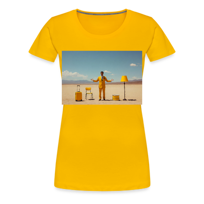 Alles im Griff (theoretisch) | Frauen Premium T-Shirt - Sonnengelb