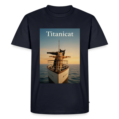 Titanicat – Ich bin der König der Kratzbäume | Männer Premium T-Shirt - Navy