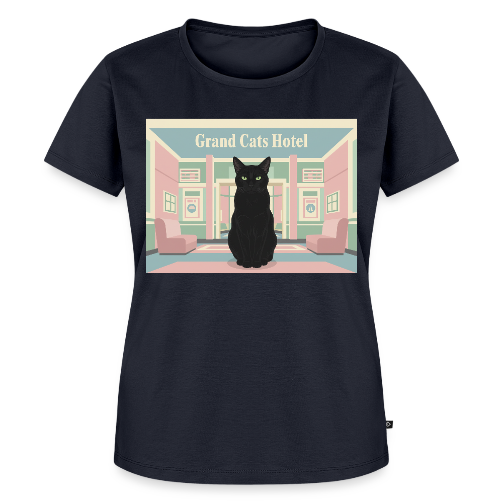 Grand Hotel Krümel | Frauen Premium T-Shirt - Navy